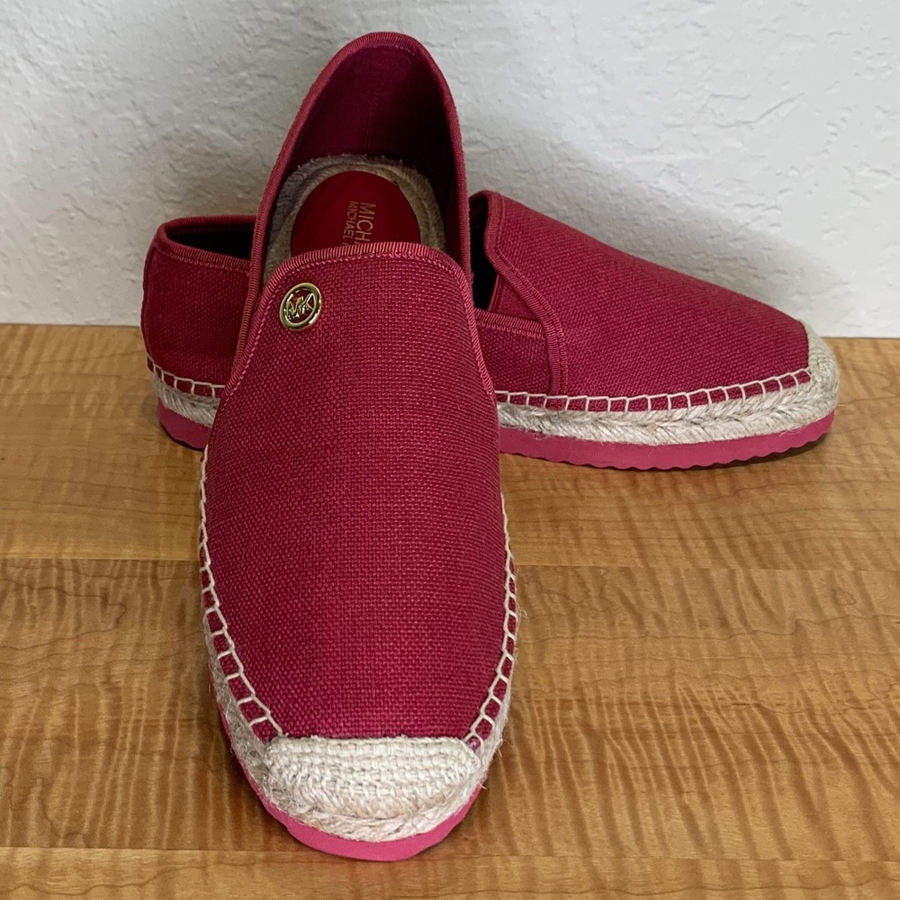 Michael Kors Emilia Espadrille | Berry | size 7.5 NIB